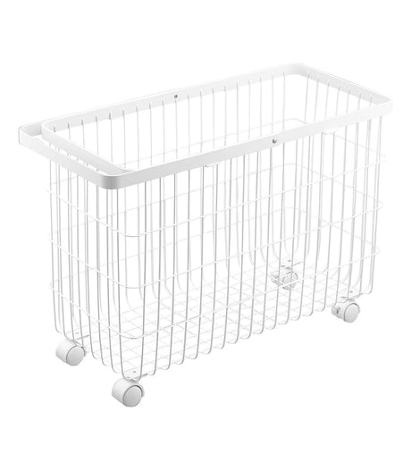 Rolling Wire Basket (14.8" H) - Steel