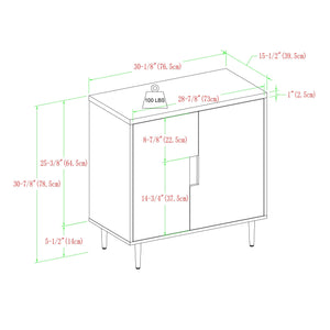 Romy Modern Accent Cabinet