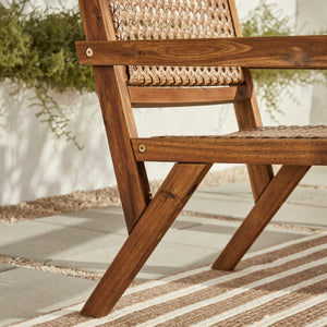 Rosewood Boho Outdoor Accent Chair