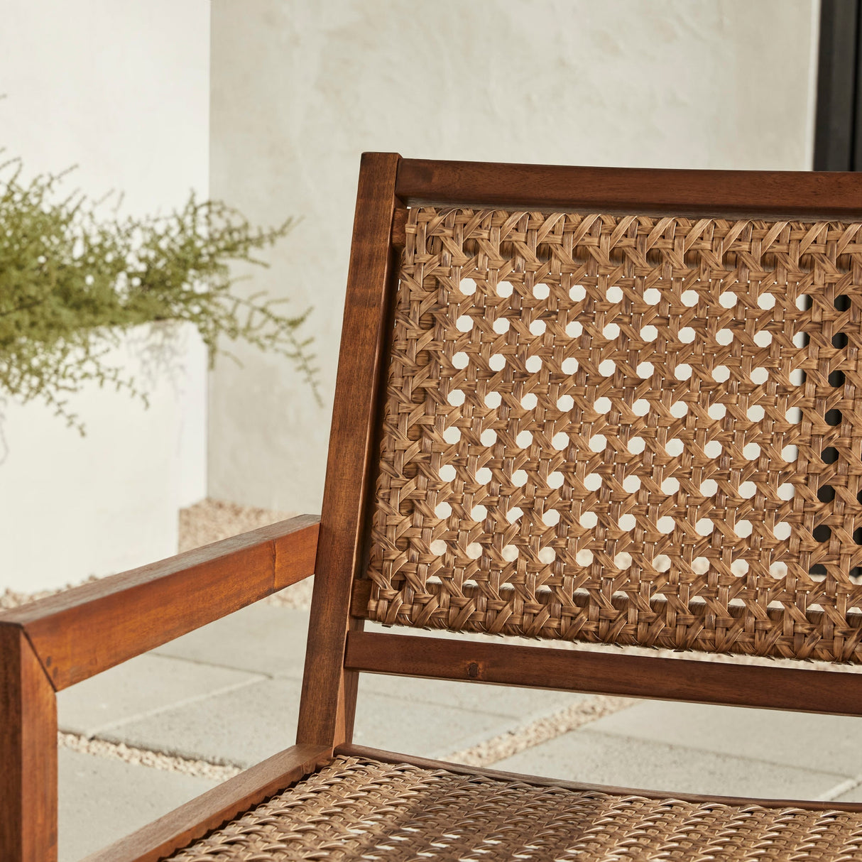 Rosewood Boho Outdoor Accent Chair