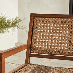 Rosewood Boho Outdoor Accent Chair