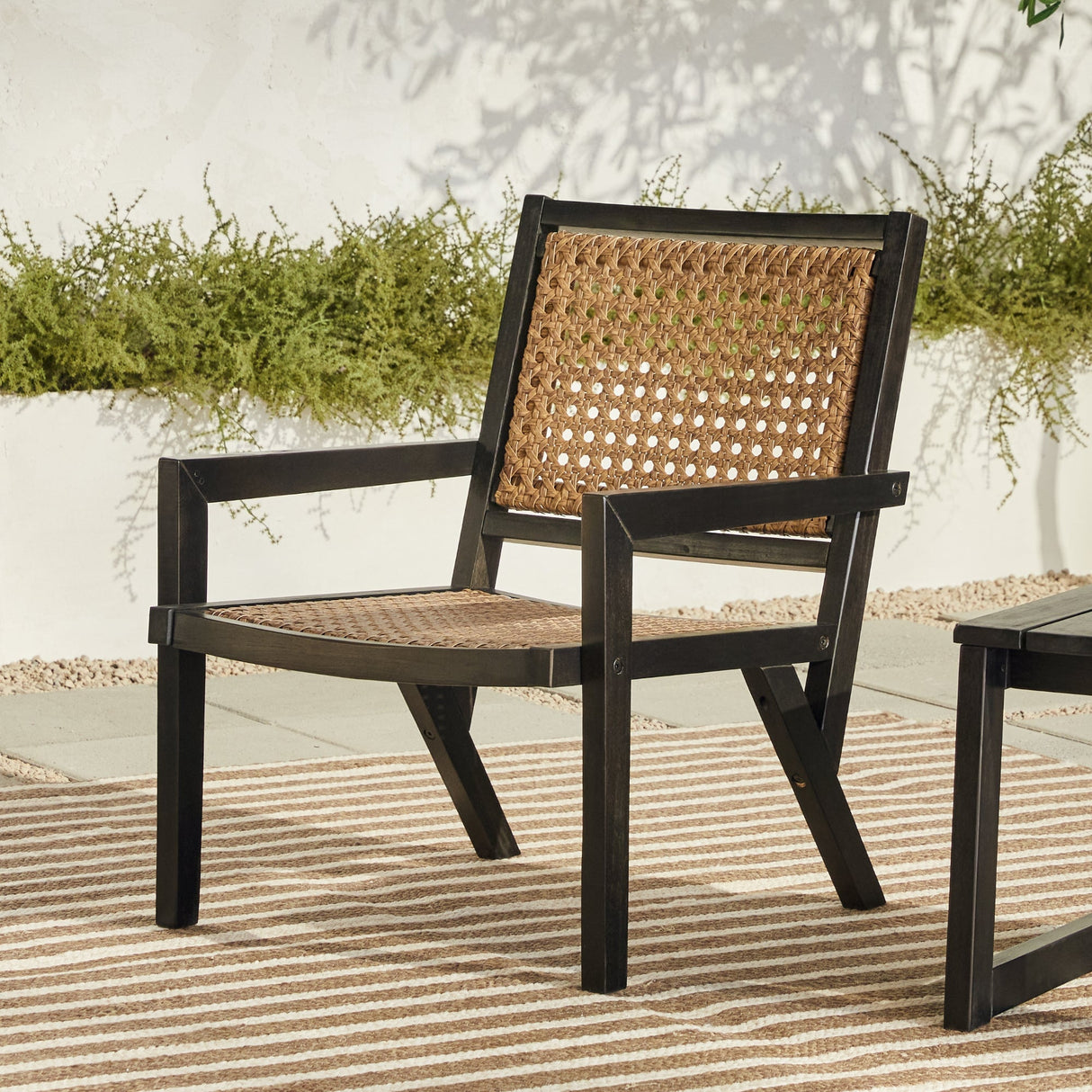 Rosewood Boho Outdoor Accent Chair