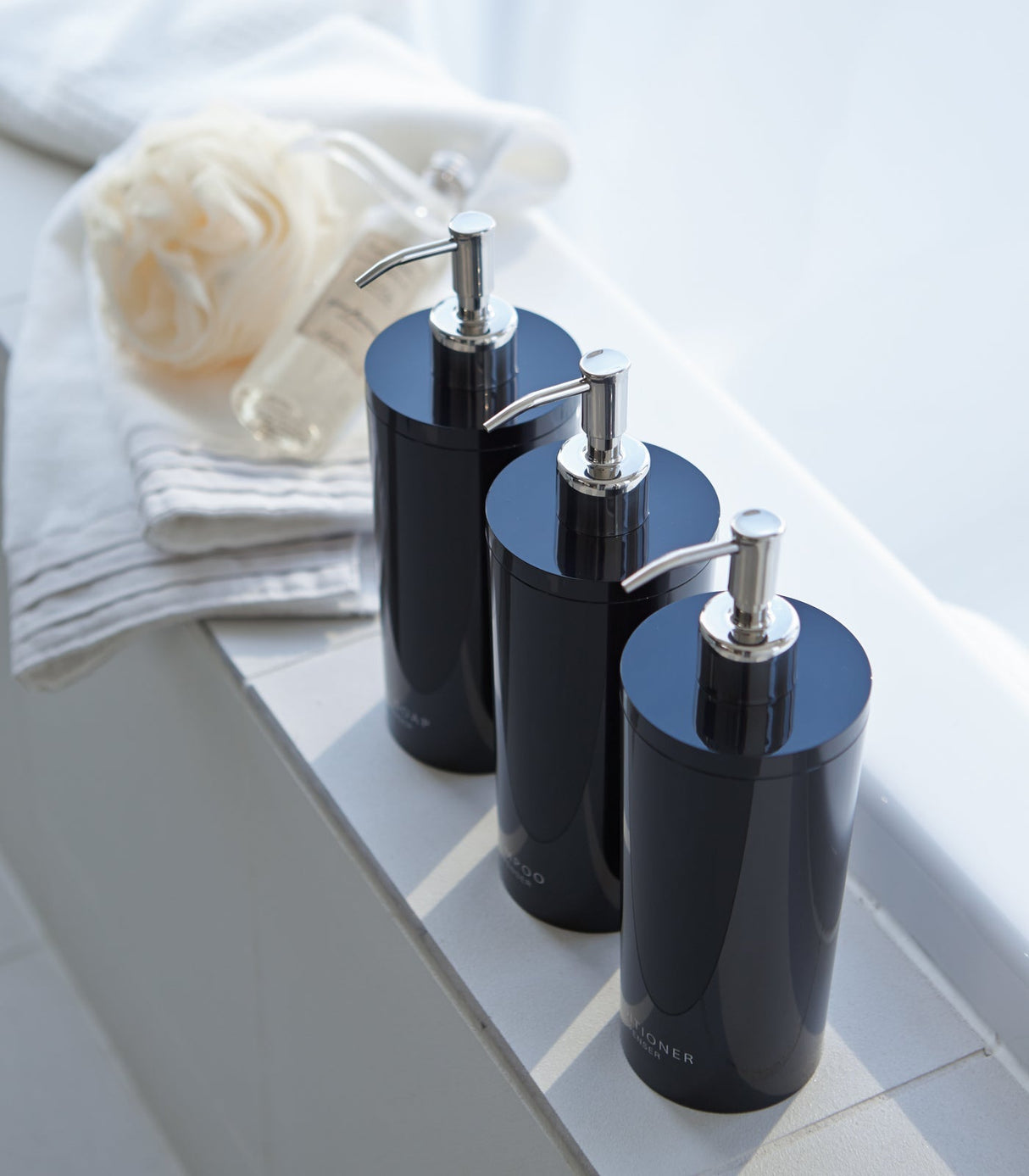 Round Shower Dispenser - Three Styles