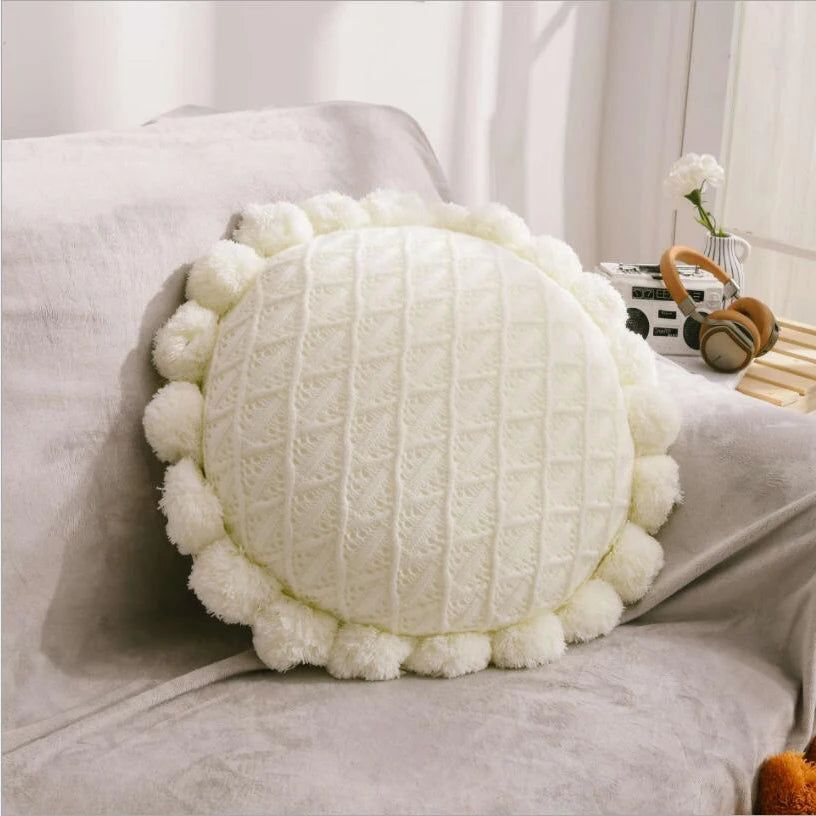 Round Tassel Pillow