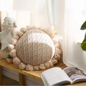 Round Tassel Pillow