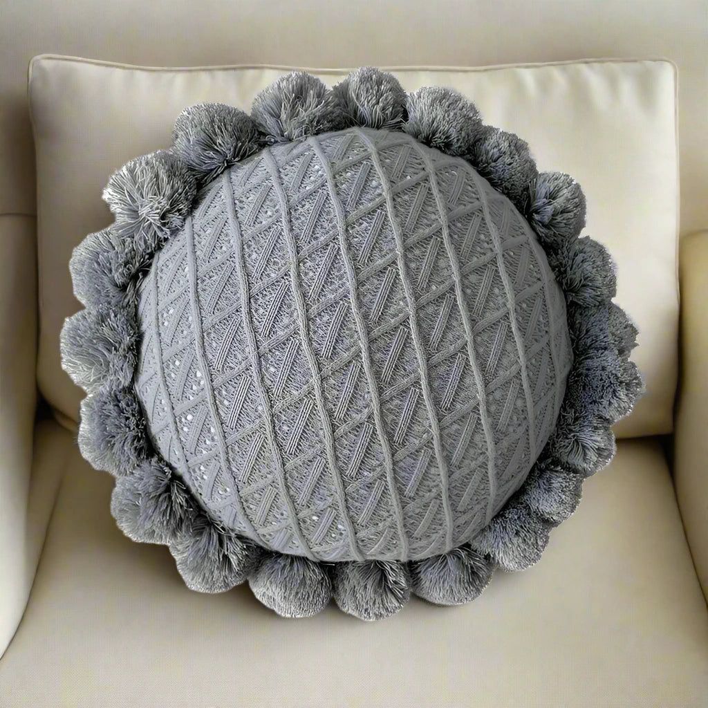 Round Tassel Pillow