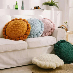 Round Tassel Pillow