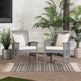 Rousseau Outdoor Patio Chairs with Cushions, Set of 2