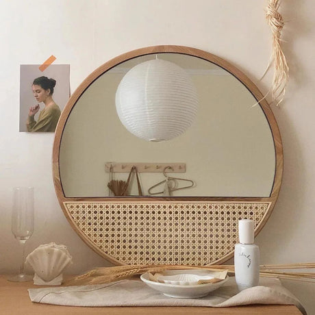 Rustic Weave Mirror