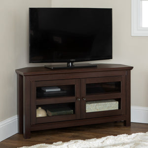 Saffron Wood Corner TV Stand