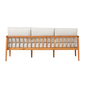 Sedona Modern Wood Spindle Patio Sofa