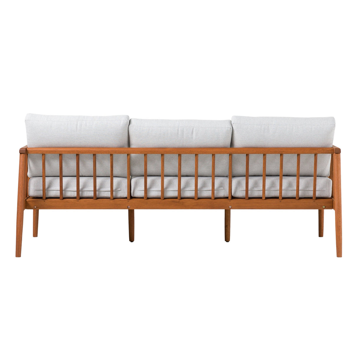 Sedona Modern Wood Spindle Patio Sofa