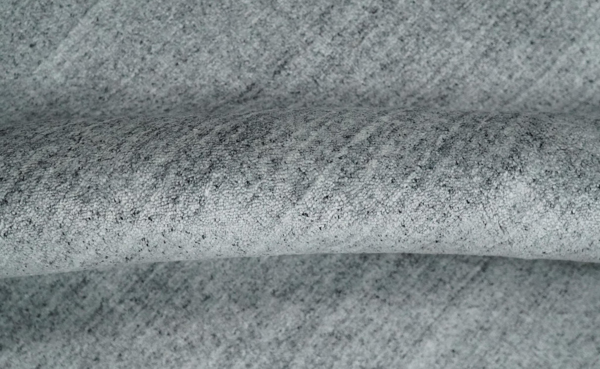 Shaded Silver Scandinavian 5x7 Blended Wool Flatwoven Area Rug, Dinning, Kids Rug | HL29