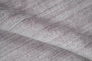 Shaded Solid Lavender purple Scandinavian 5x7 Blended bamboo Silk Flatwoven Area Rug | HL40