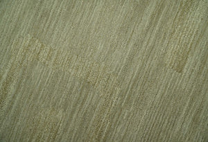 Shades Of Olive Modern Abstract Hand Tufted Custom Made wool rug