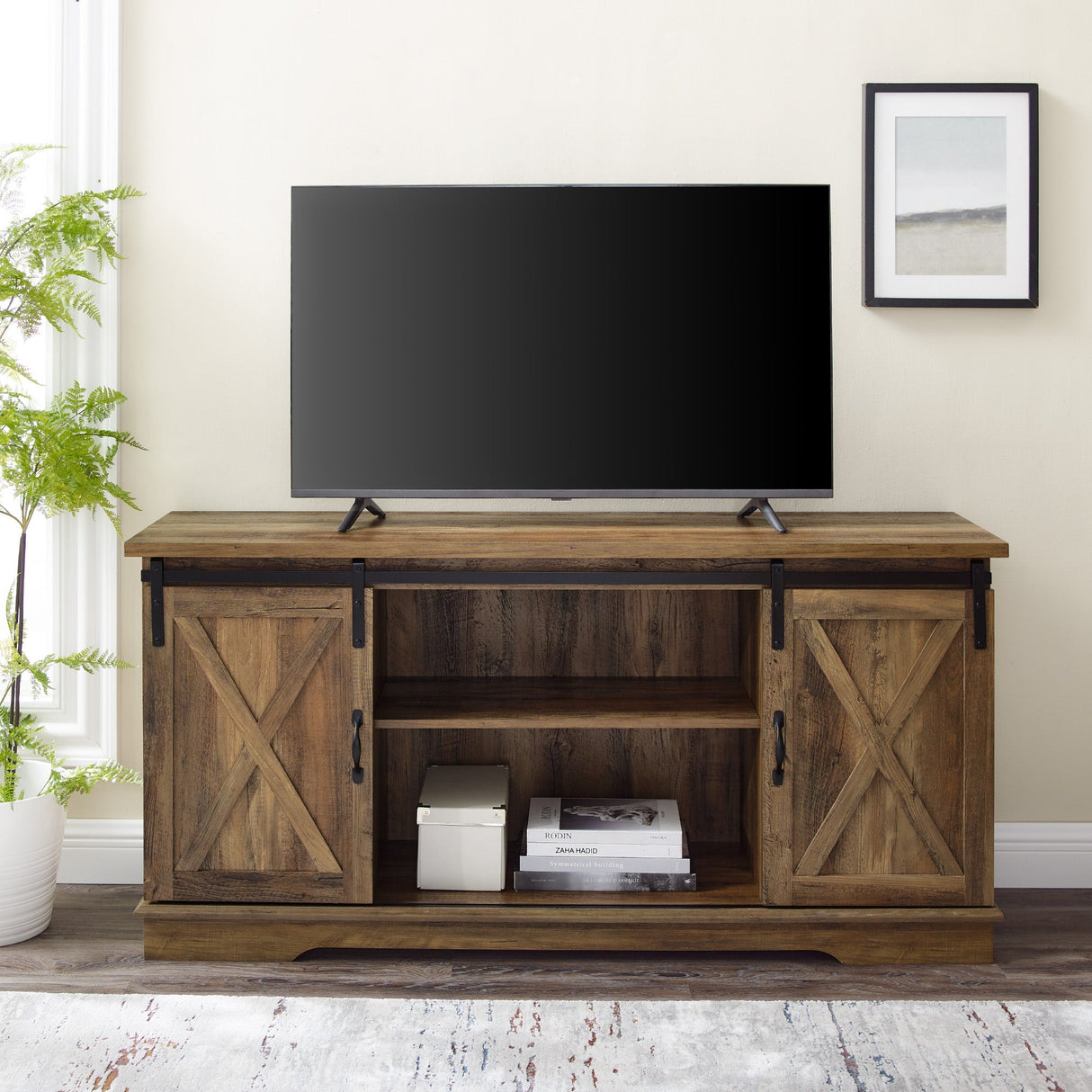 Sienna Sliding Barn Door TV Stand