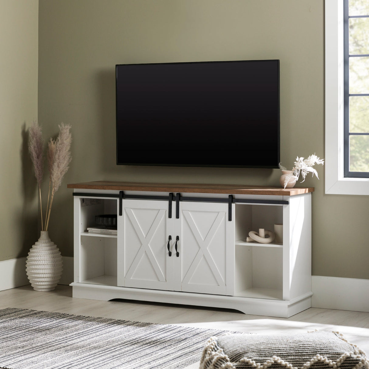 Sienna Sliding Barn Door TV Stand