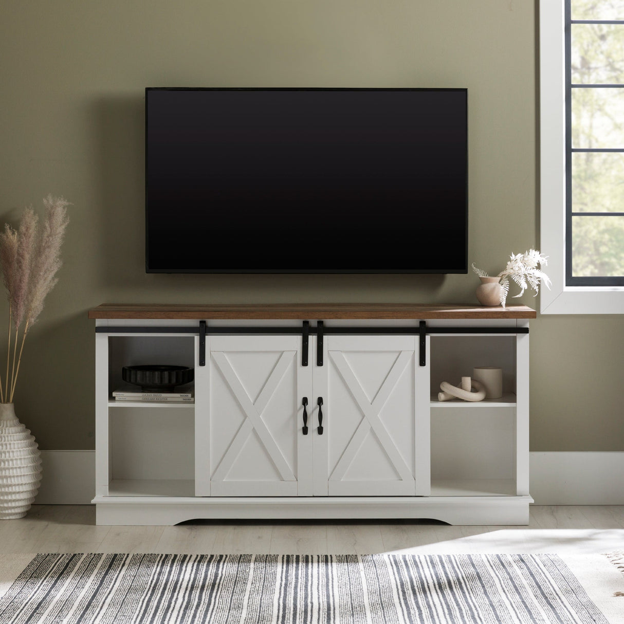 Sienna Sliding Barn Door TV Stand