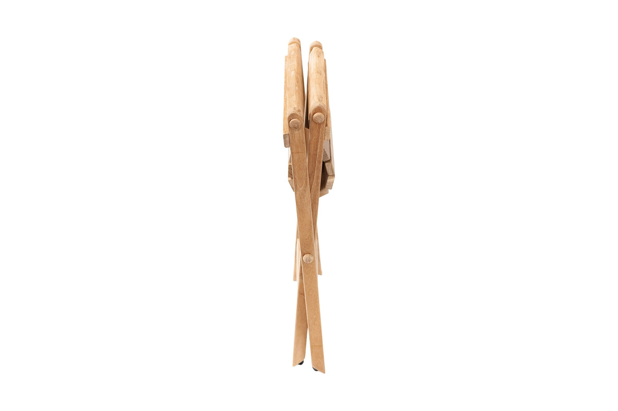 Sierra Natural Teak Outdoor Folding String Seat