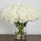 Signature Collection 18” Blooming Hydrangea Artificial Arrangement in Glass Vase