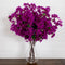 Signature Collection 41” Giant Bougainvillea Artificial Arrangement in Glass Vase