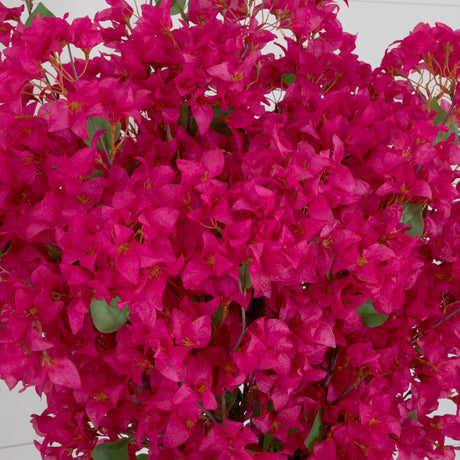 Signature Collection 41” Giant Bougainvillea Artificial Arrangement in Glass Vase