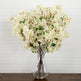 Signature Collection 41” Giant Bougainvillea Artificial Arrangement in Glass Vase