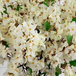 Signature Collection 41” Giant Bougainvillea Artificial Arrangement in Glass Vase