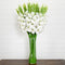 Signature Collection 44” Gladiola Artificial Arrangement in Glass Vase