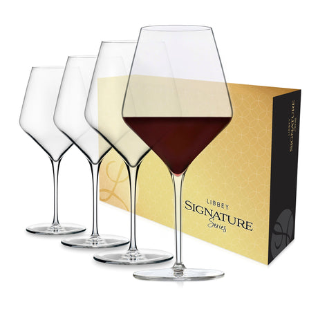 Signature Greenwich Red Wine Gift Set of 4, 24 ounce