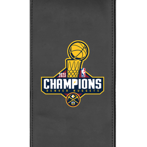 Silver Club Chair with Denver Nuggets 2023 Championship Logo