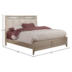 Silver Dreams Bed, Silver