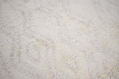 Silver and Charcoal 5X8 Rug Modern Handmade New Zealand Wool Area Rug | TRD172158