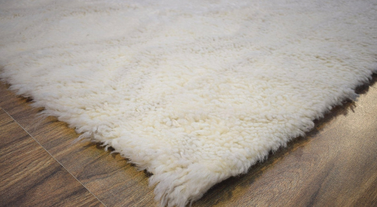 Silver and Charcoal 5X8 Rug Modern Handmade New Zealand Wool Area Rug | TRD172158