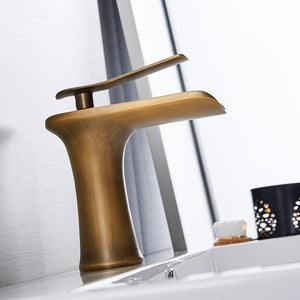 Single Handle Basin Waterfall Faucet