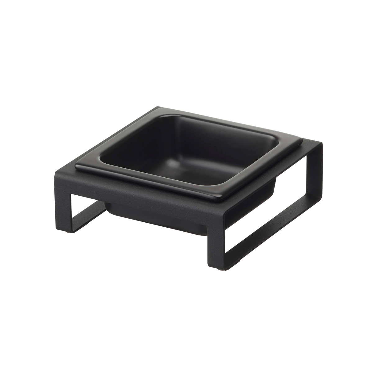 Single Pet Food Bowl - Steel + Ceramic