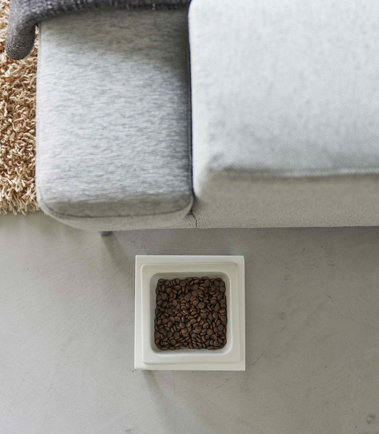 Single Pet Food Bowl - Steel + Ceramic
