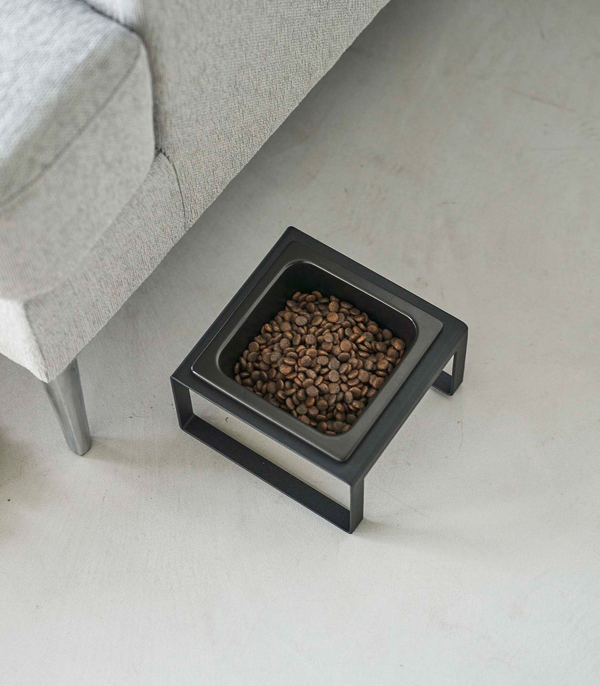 Single Pet Food Bowl - Steel + Ceramic