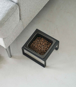 Single Pet Food Bowl - Steel + Ceramic