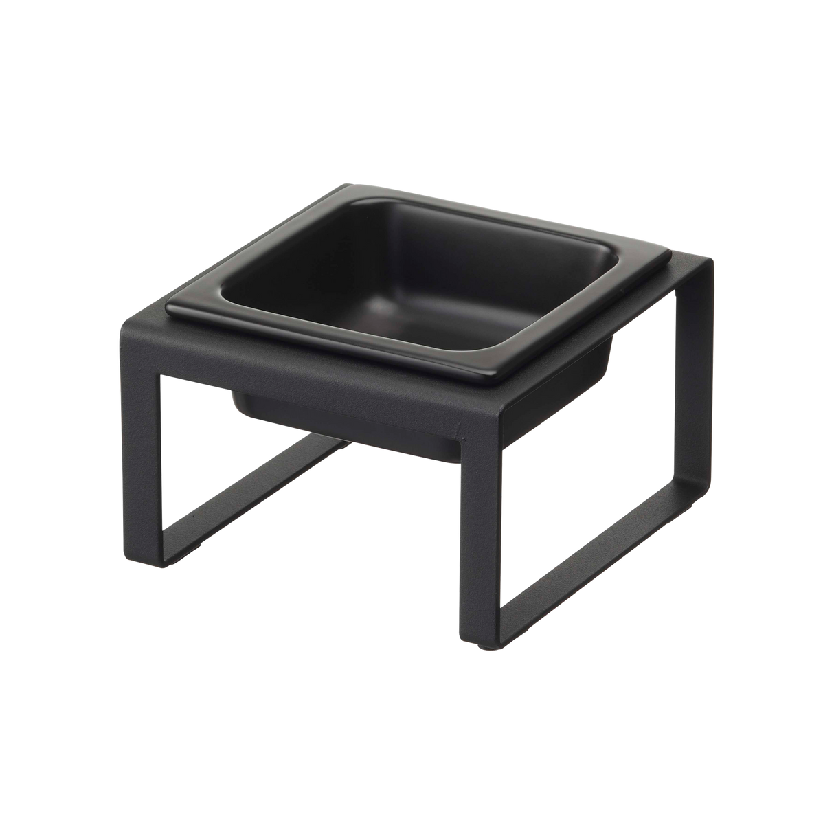 Single Pet Food Bowl - Steel + Ceramic