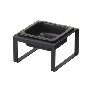 Single Pet Food Bowl - Steel + Ceramic