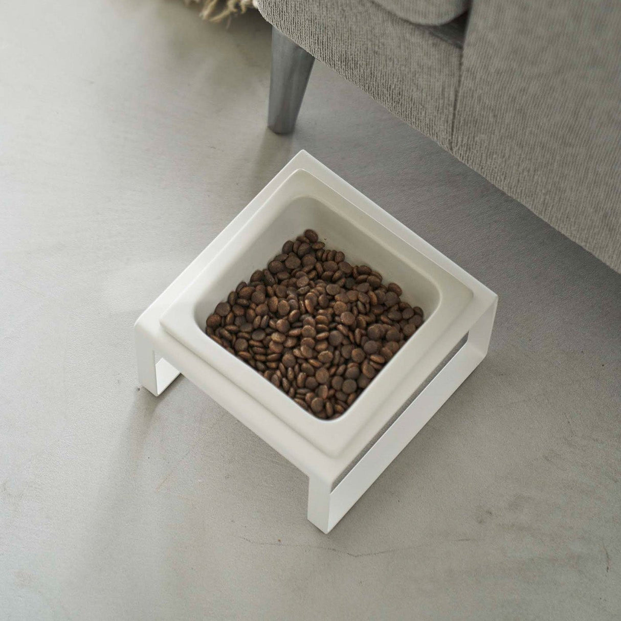 Single Pet Food Bowl - Two Styles - Steel + Ceramic