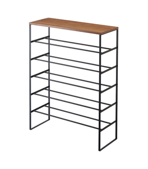 Six-Tier Shoe Rack (34" H) - Steel