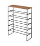 Six-Tier Shoe Rack (34" H) - Steel