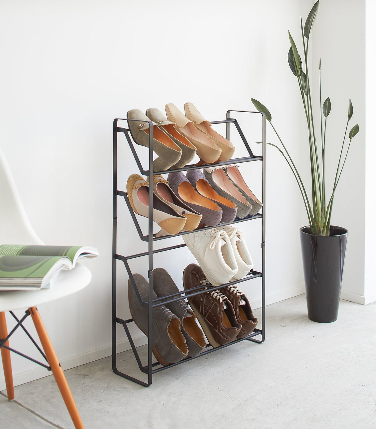 Slim Shoe Rack (31" H) - Steel