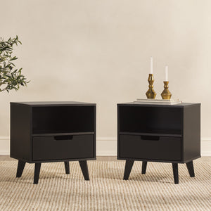 Sloane Hans Mid-Century Modern Angle-Leg Nightstand
