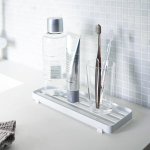 Slotted Bathroom Tray - Steel