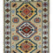Small 2x3 Gray and Camel Wool Hand Knotted traditional Persian Vintage Antique Southwestern Kazak | TRDCP28123