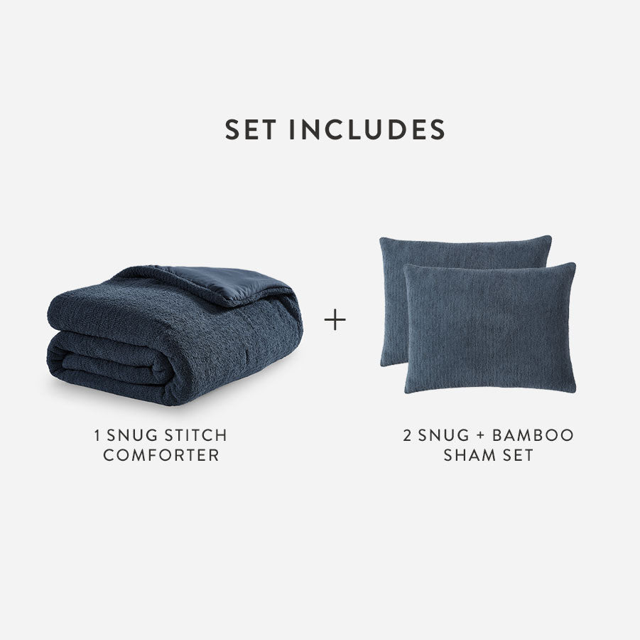 Snug Stitch Comforter Bundle