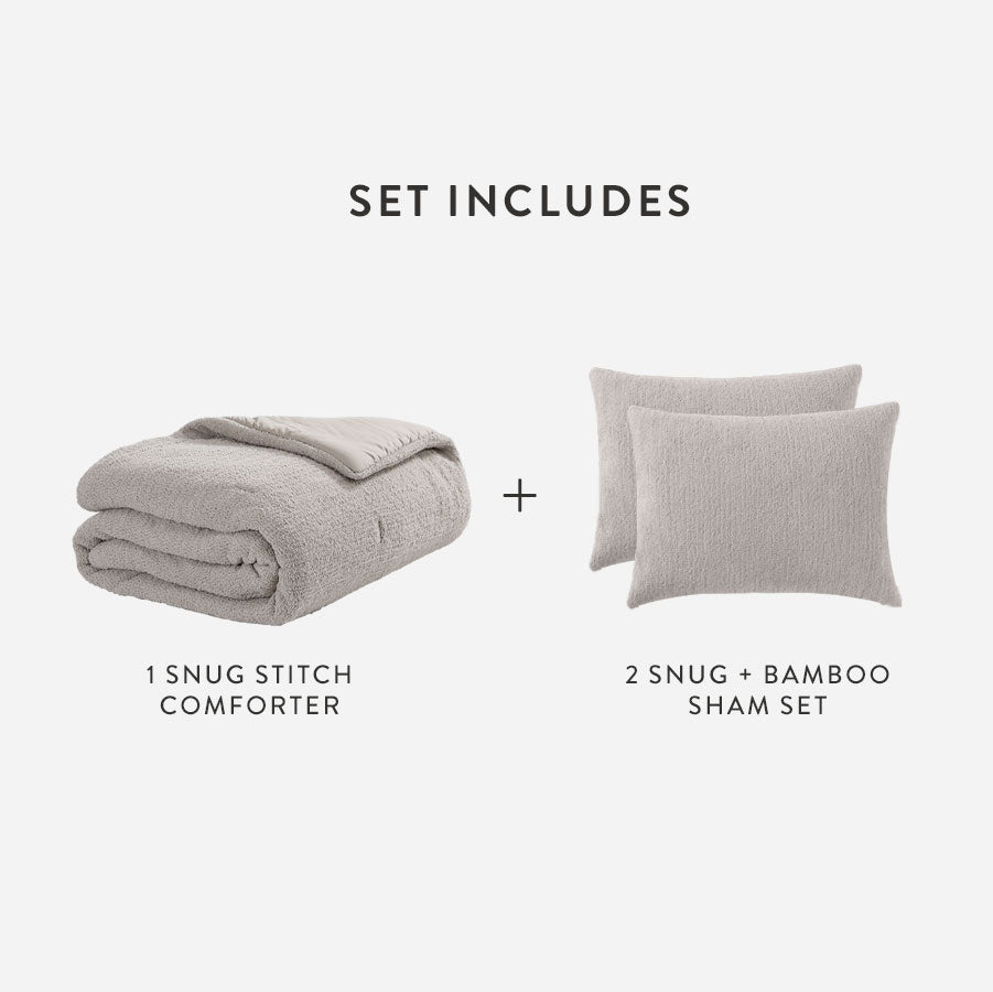 Snug Stitch Comforter Bundle